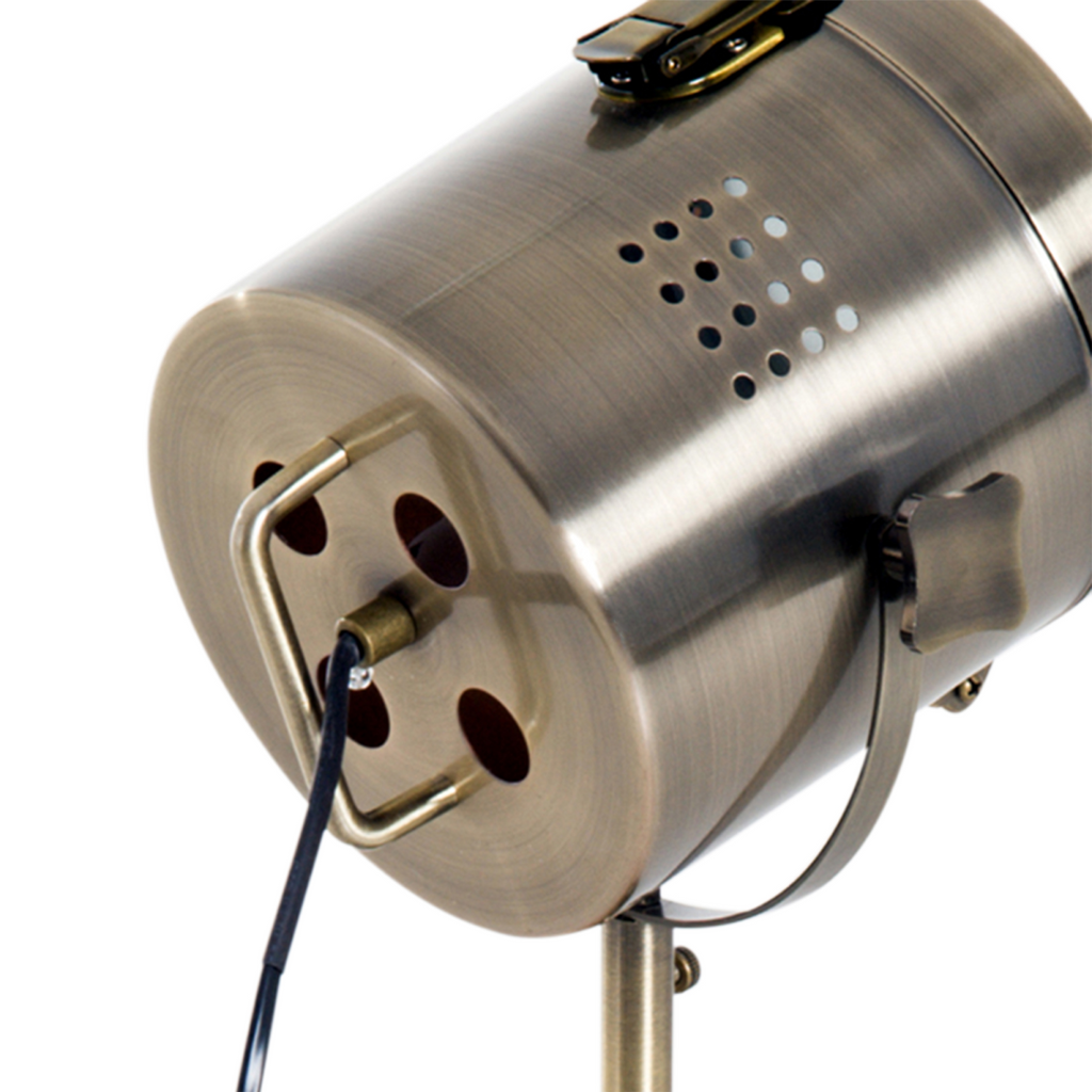 The Beckett Floor Lamp — Vintage Tripod Spotlight Standing Lamp