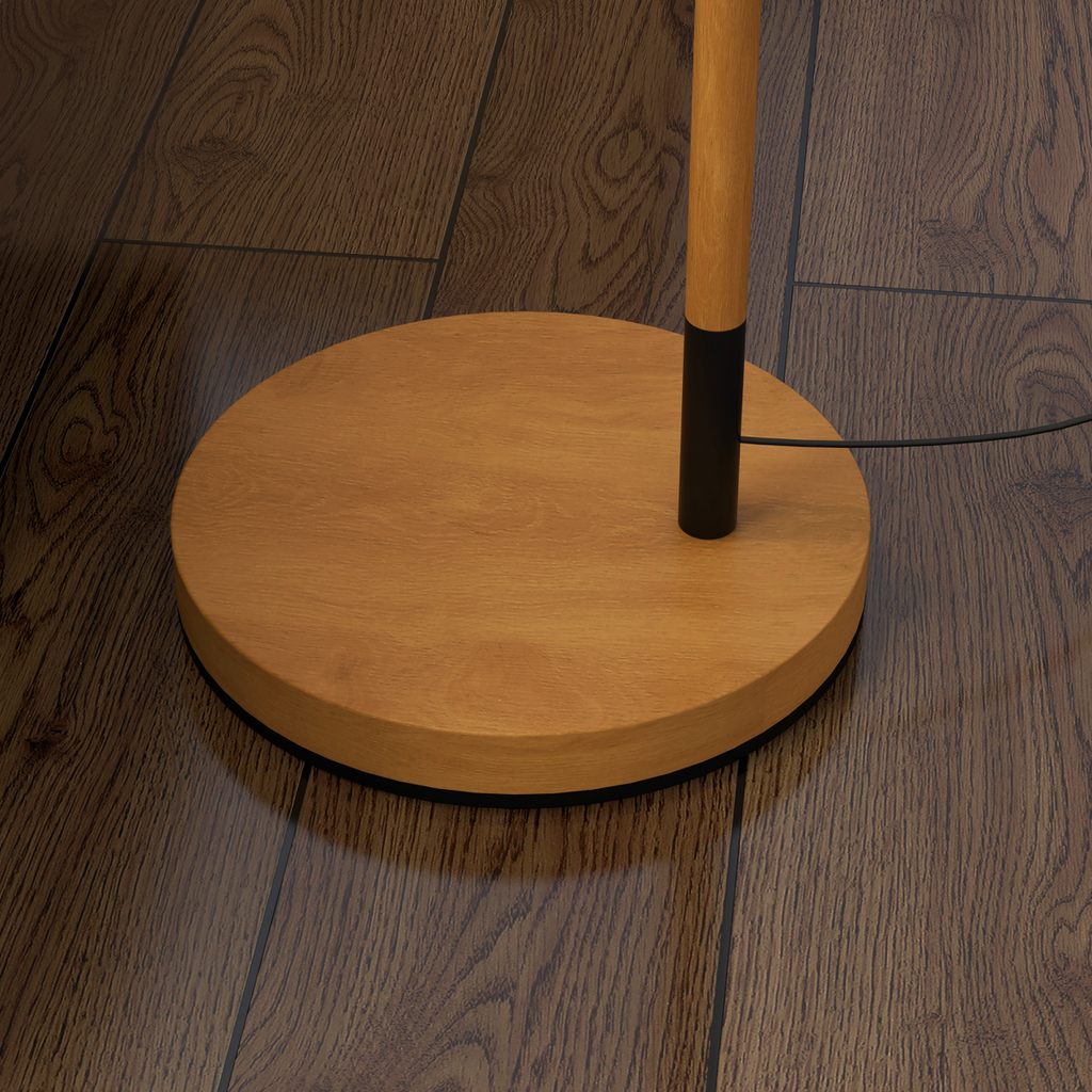 The Winslet Floor Lamp — Rotating Drum Shade Standing Lamp