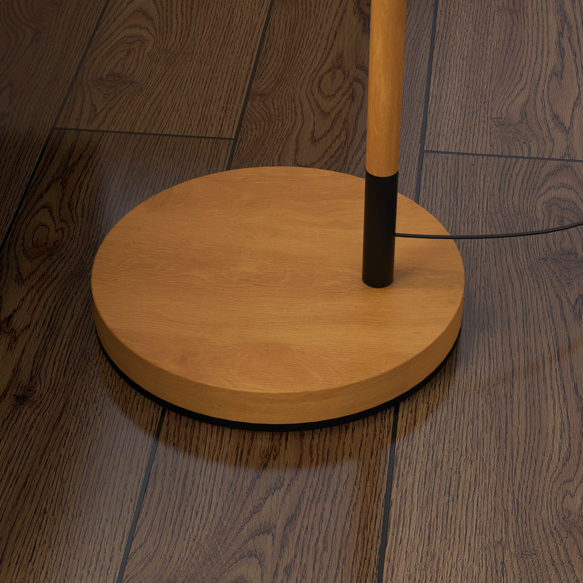 The Winslet Floor Lamp — Rotating Drum Shade Standing Lamp