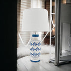 The Kingsley Table Lamp — Blue & White Oriental Ceramic Lamp