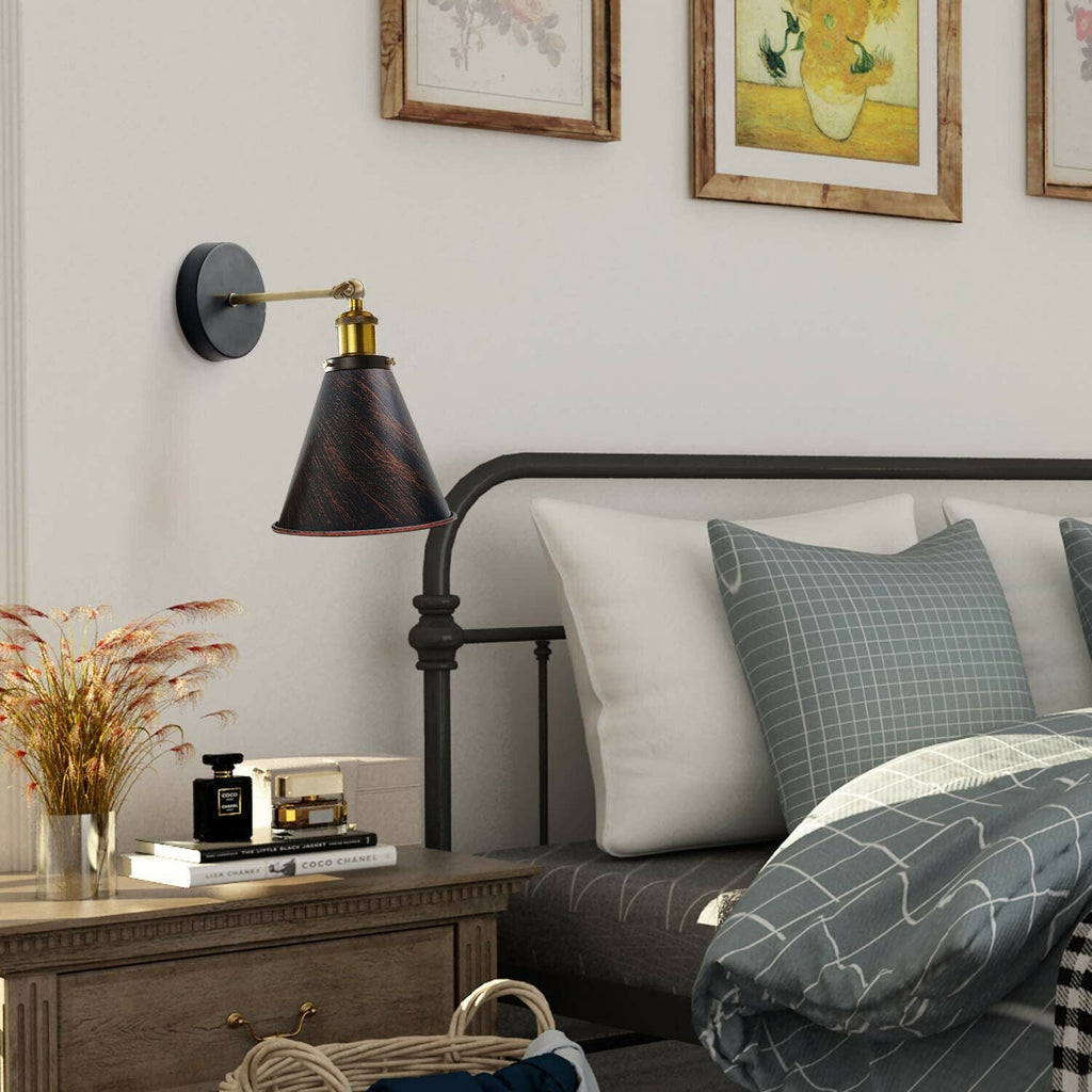 The Winterton Sconce — Adjustable Cone Wall Light