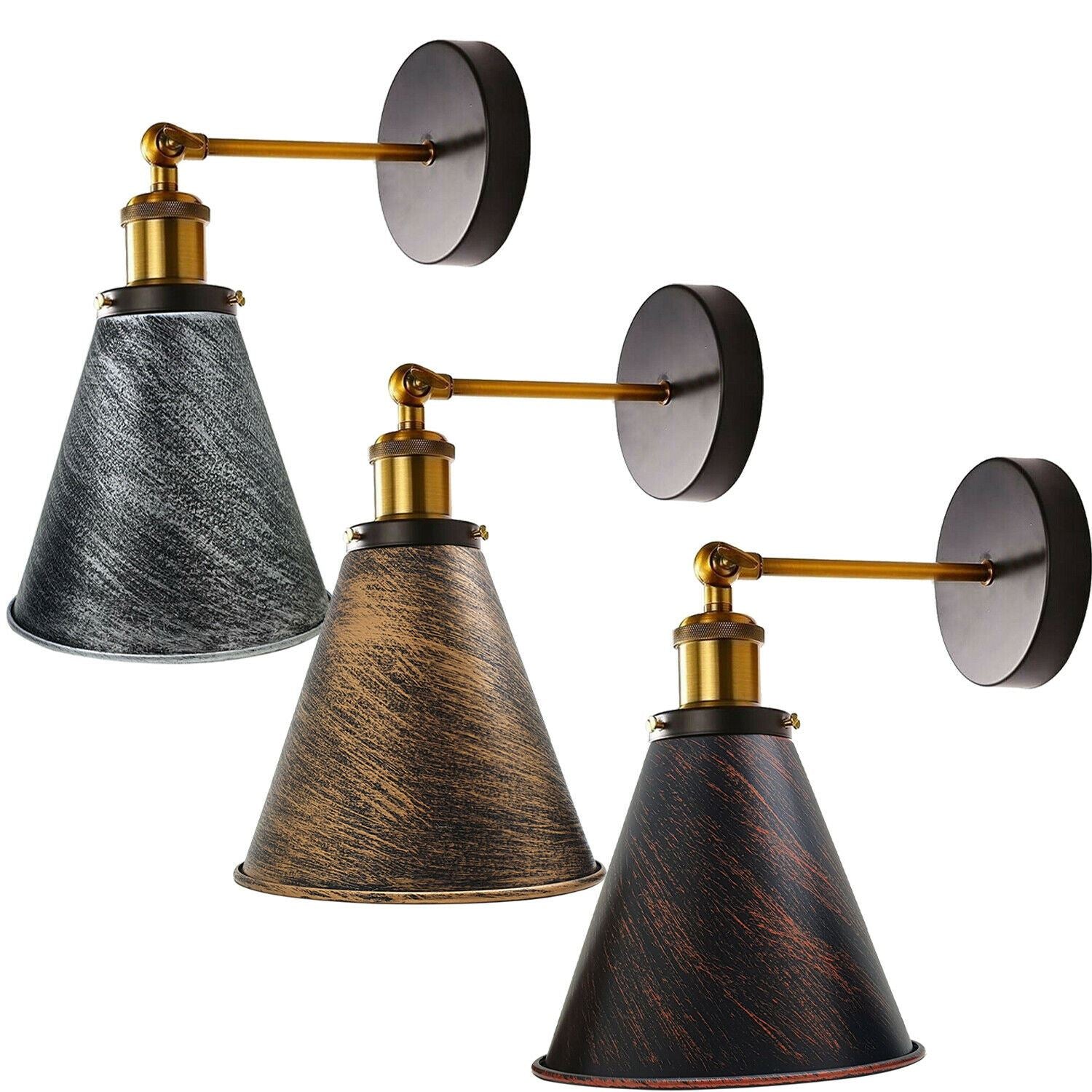 The Winterton Sconce — Adjustable Cone Wall Light