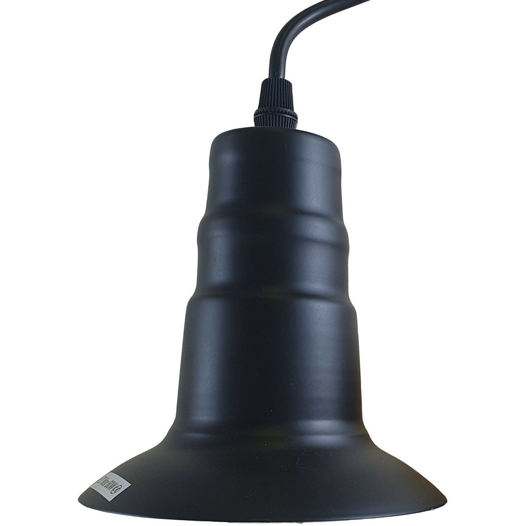 The Onyxflare Pendant — Minimalist Industrial Bulb Holder
