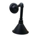 The Bellingford Pipe — Black Steampunk Wall Sconce