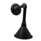 The Bellingford Pipe — Black Steampunk Wall Sconce