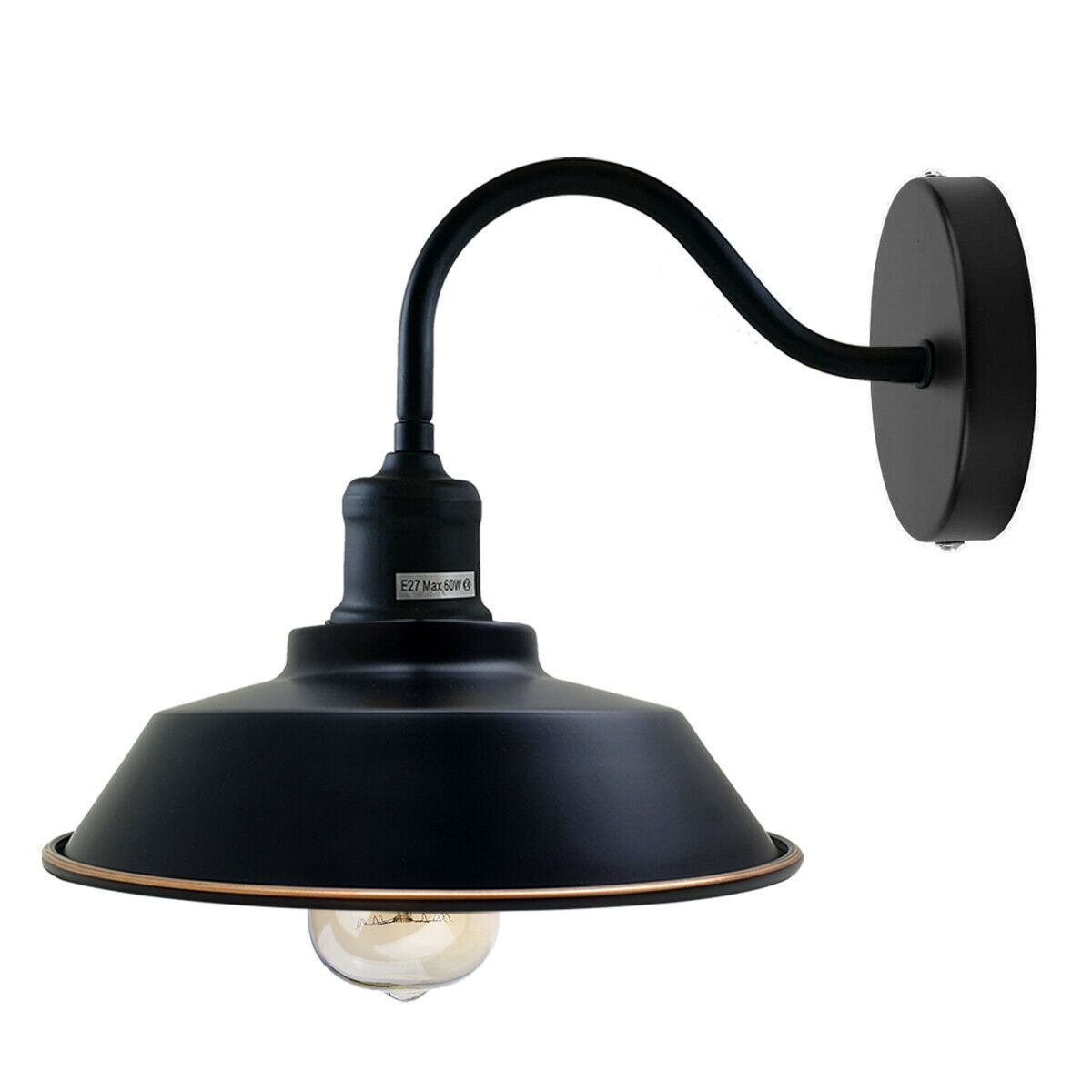 The Oxendale Wall Light — Gooseneck Barn Shade