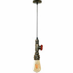 The Watervine Pendant — Single Water Pipe Light