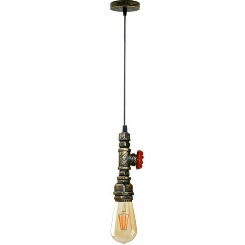 The Watervine Pendant — Single Water Pipe Light