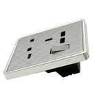 The Sterling Row — Brushed Chrome Switches & Sockets