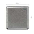 The Sterling Row — Brushed Chrome Switches & Sockets