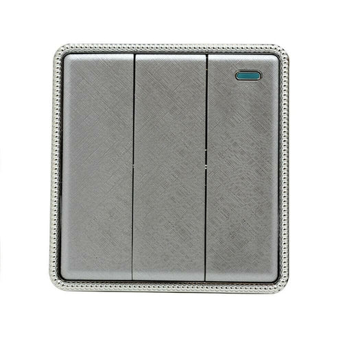 The Sterling Row — Brushed Chrome Switches & Sockets
