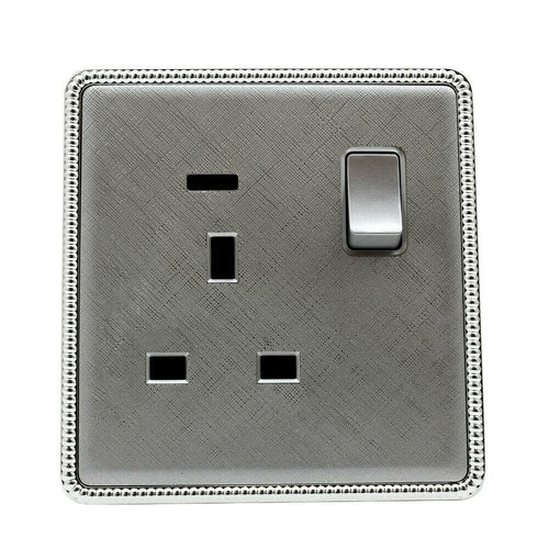 The Sterling Row — Brushed Chrome Switches & Sockets