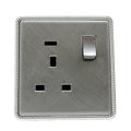 The Sterling Row — Brushed Chrome Switches & Sockets