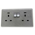 The Sterling Row — Brushed Chrome Switches & Sockets