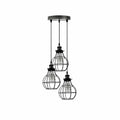 The Marchwood Pendant — 3-Way Teardrop Cage Chandelier