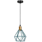 The Prism Pendant — Faceted Cage, Multiple Finishes