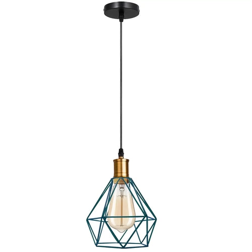 The Prism Pendant — Faceted Cage, Multiple Finishes
