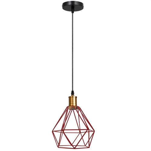 The Prism Pendant — Faceted Cage, Multiple Finishes