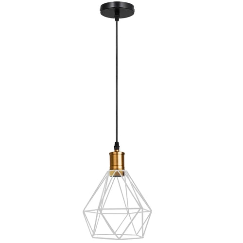 The Prism Pendant — Faceted Cage, Multiple Finishes
