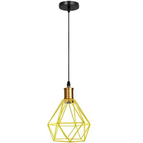 The Prism Pendant — Faceted Cage, Multiple Finishes