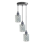 The Ferrovia Pendant — 3-Way Cage Cluster