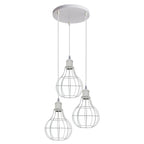 The Marchwood Pendant — 3-Way Teardrop Cage Chandelier