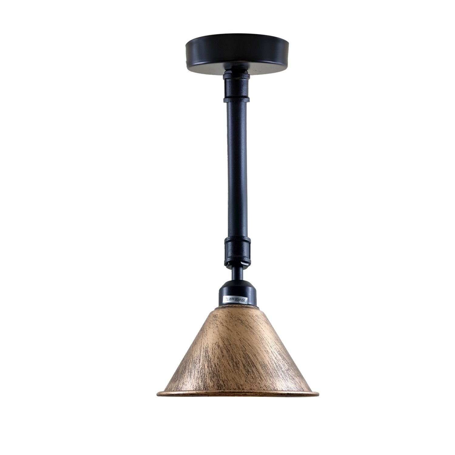 The Torrington Pendant — Brushed Copper Cone Ceiling Light