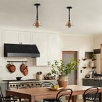 The Torrington Pendant — Brushed Copper Cone Ceiling Light