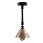 The Torrington Pendant — Brushed Copper Cone Ceiling Light