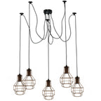 The Emberweb Pendant — 5-Arm Cage Spider