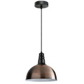 The Brasswick Pendant — Single Copper Dome