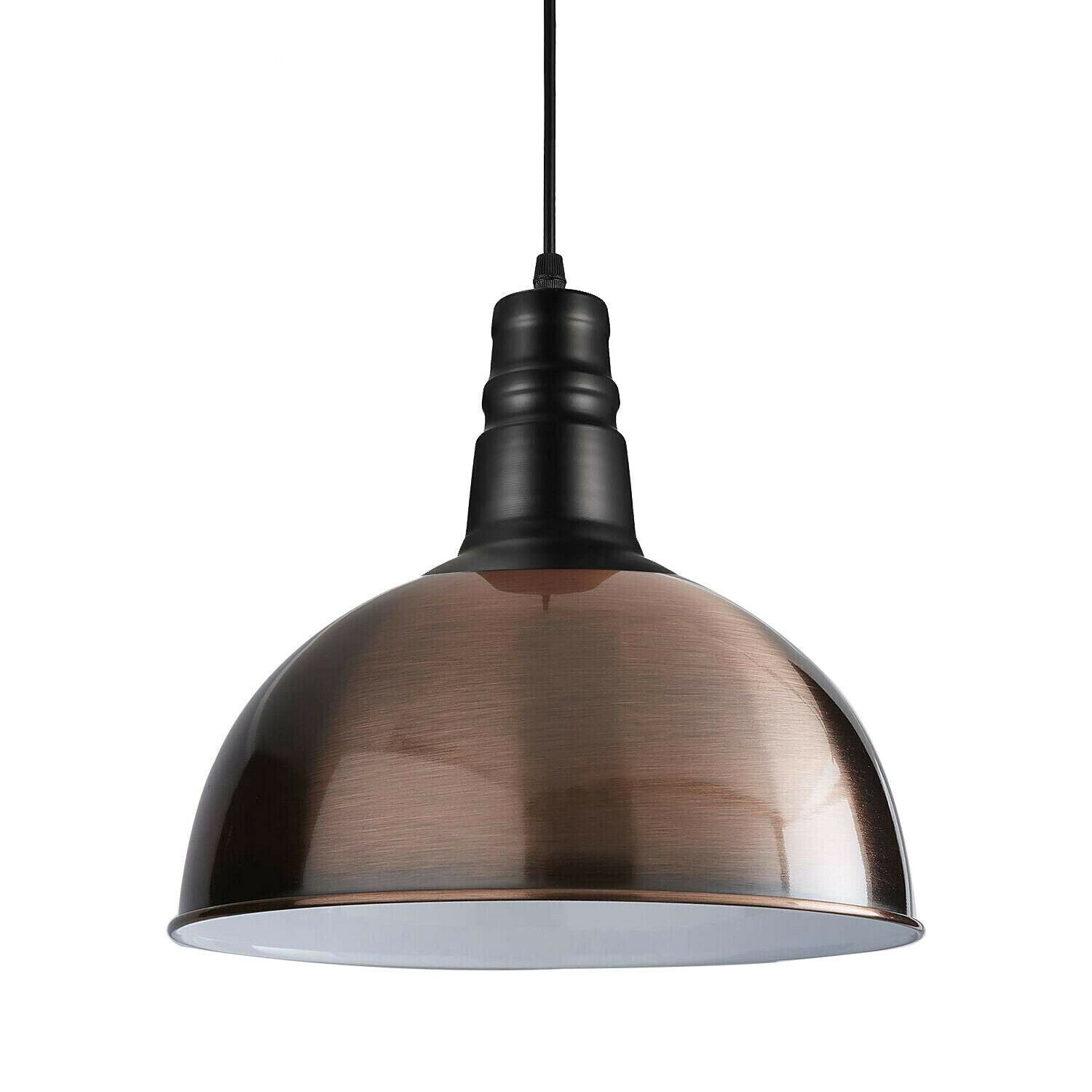 The Brasswick Pendant — Single Copper Dome