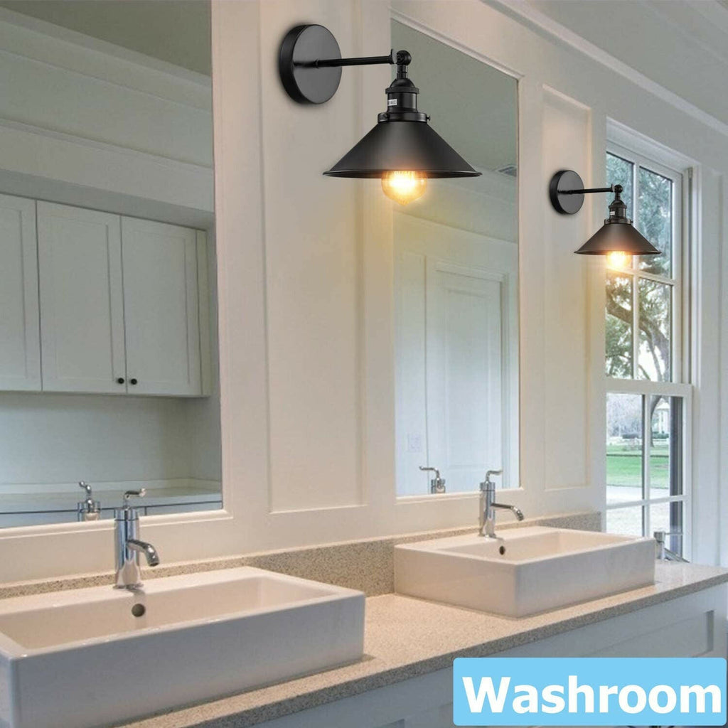 The Griswold Wall Light — Industrial Cone Sconce, 2-Pack