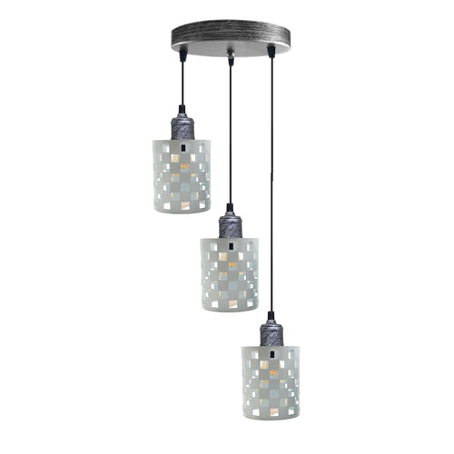 The Ferrovia Pendant — 3-Way Cage Cluster