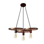 The Sprocket Pendant — 3-Wheel Cluster Chandelier