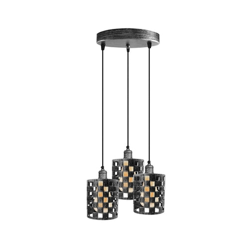 The Ferrovia Pendant — 3-Way Cage Cluster