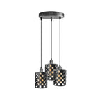 The Ferrovia Pendant — 3-Way Cage Cluster