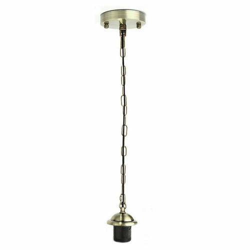 The Kestrel Pendant Fitting — E27 Chain Lamp Holder
