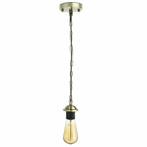The Kestrel Pendant Fitting — E27 Chain Lamp Holder