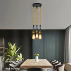 The Ropley Pendant — 3-Head Hemp Rope Light