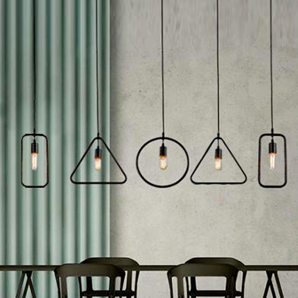 The Bexley Pendant — Vintage Wire Frame Light