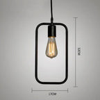 The Bexley Pendant — Vintage Wire Frame Light