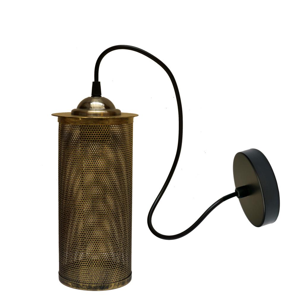 Brixton – Brass Mesh Pendant Light