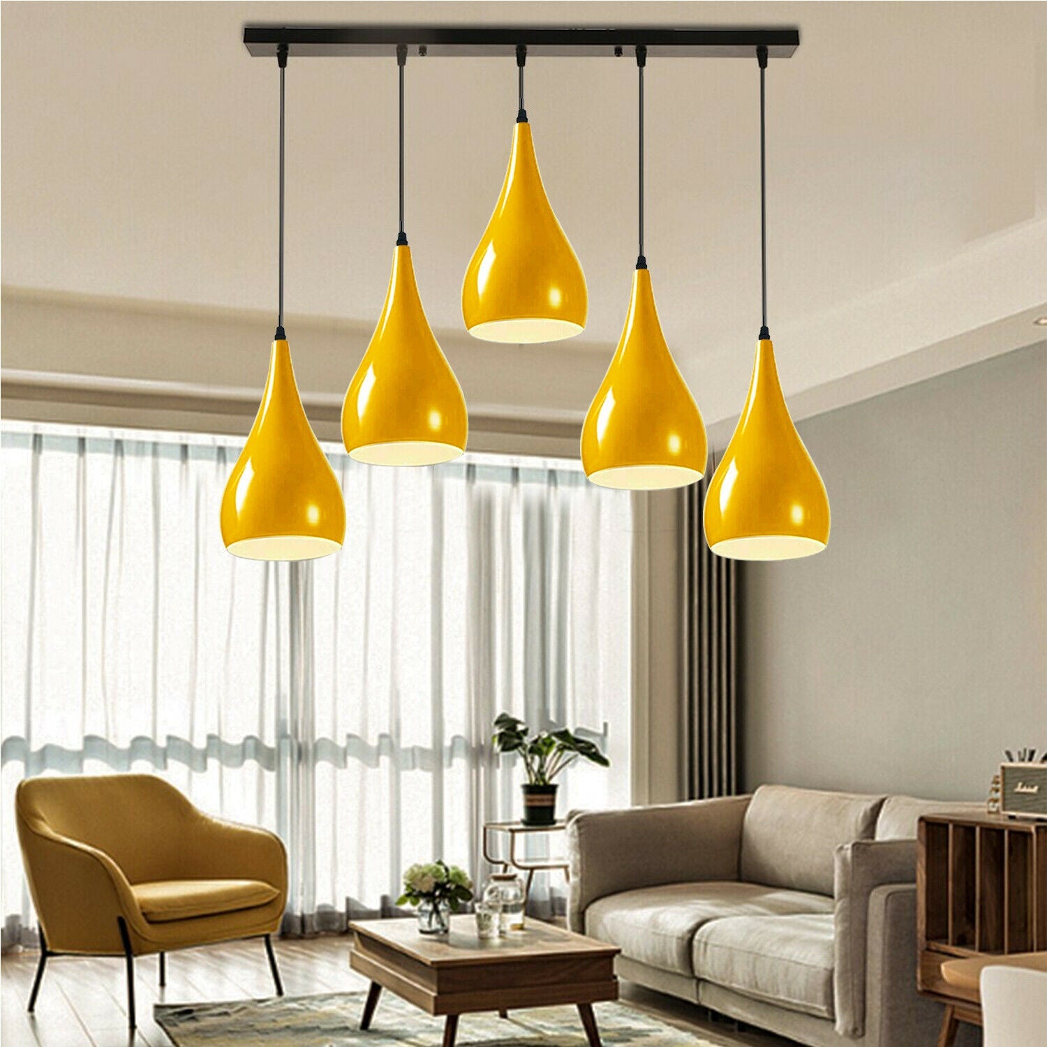 The Amarosa Pendant — 5-Outlet Cluster