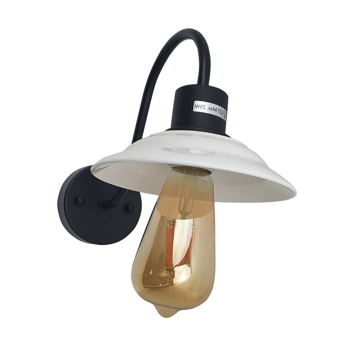 The Hartsdale Curve — Black Gooseneck Barn Wall Light