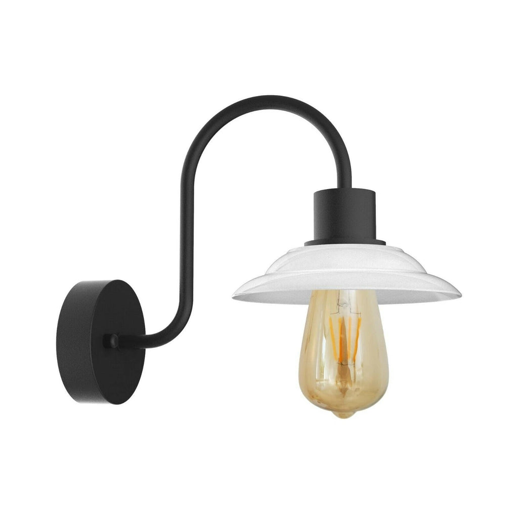 The Hartsdale Curve — Black Gooseneck Barn Wall Light