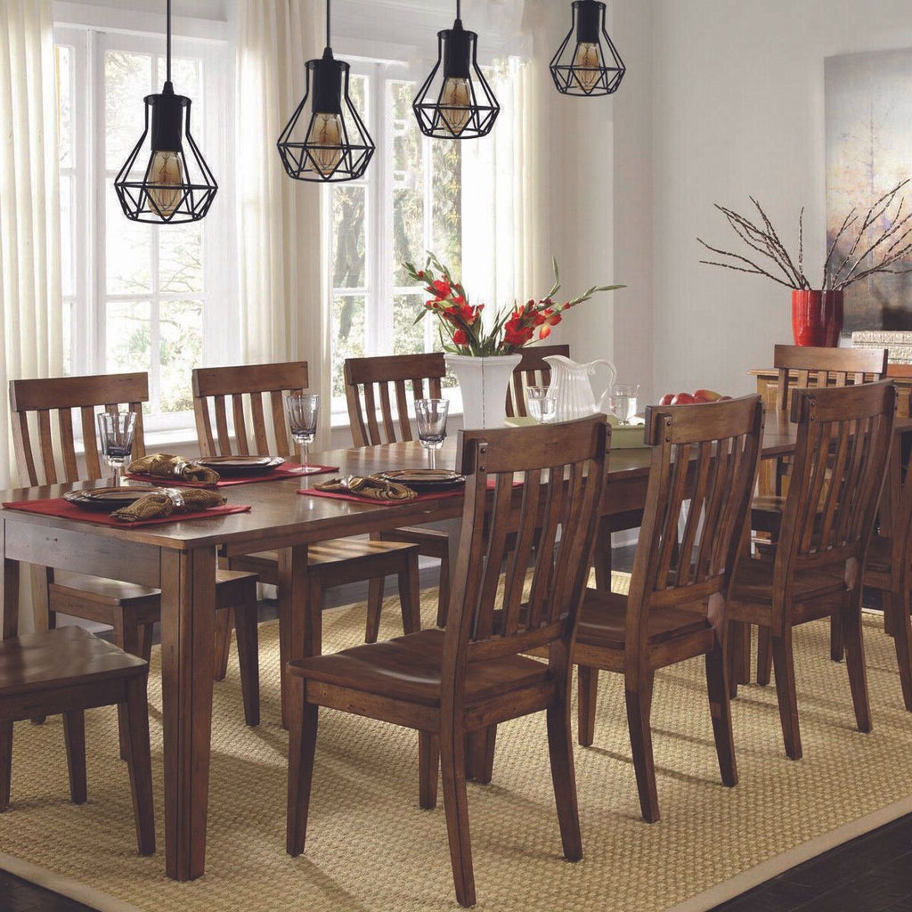 The Duskthorn Pendant Light — Black Cage (3-Head Cluster)