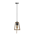 The Timberline Pendant — Wood Frame Single