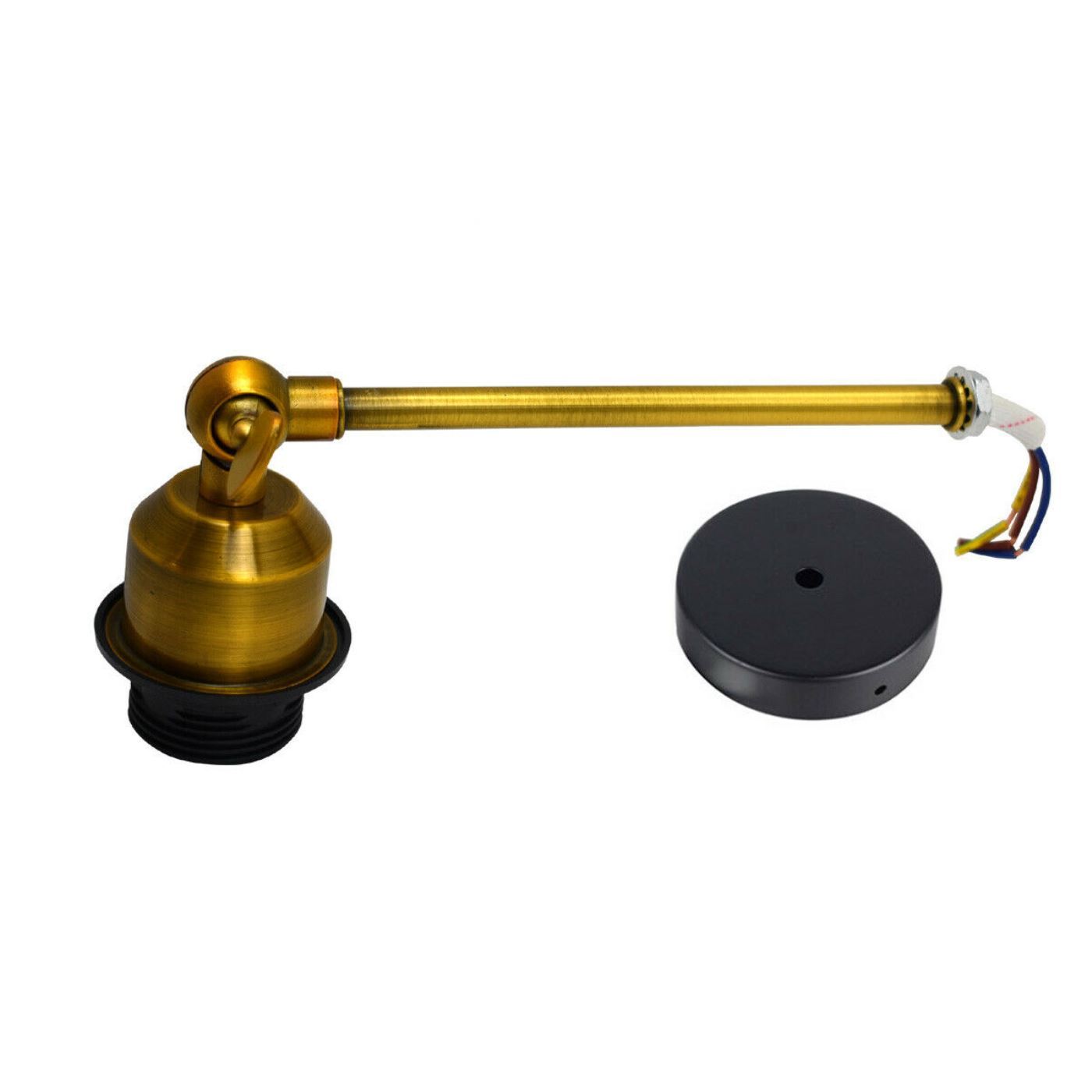 The Blushmore Wall Light — Brass Arm Sconce