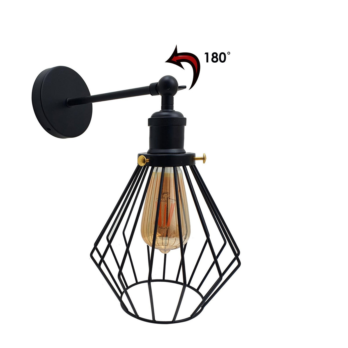 The Talonwright Sconce — Cage, Adjustable